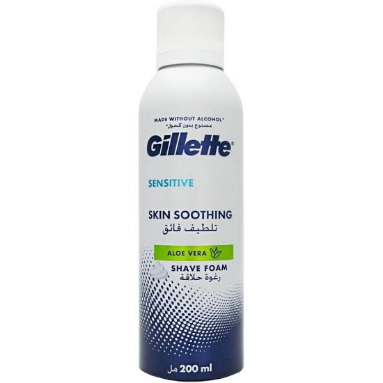 Picture of GILLETTE SENSITIVE SKIN SOOTHING ALOE SH FOAM 250 ML 1993