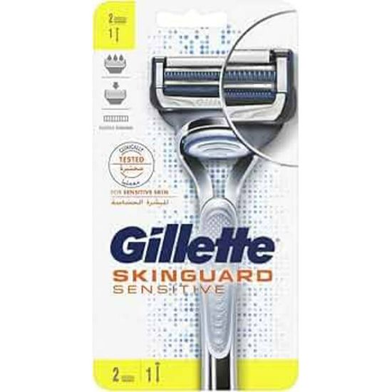 Picture of GILLETTE SKINGUARD SENSITIVE RAZOR + 2 CRT 0062