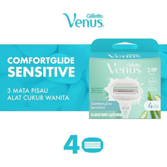 Picture of GILLETTE VENUS SMOOTH SENSITIVE 4 CARTRIDGE 32968-154