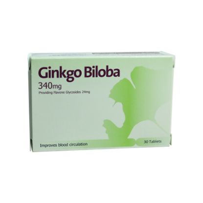 Picture of GINKGO BILOBA 340MG 30 TAB