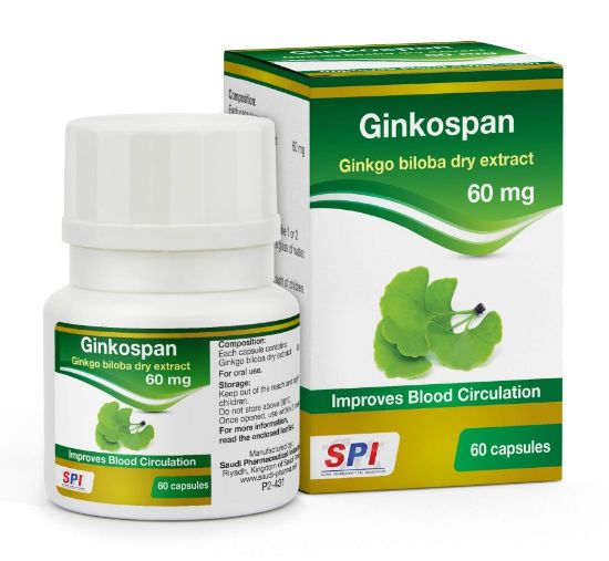 Picture of GINKOSPAN 60 MG 60 CAP