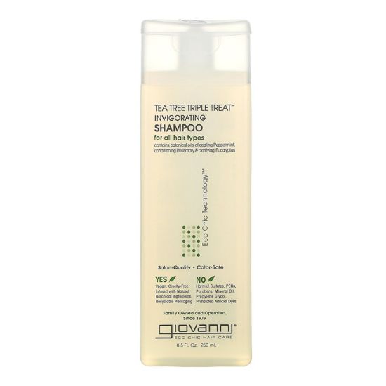 Picture of GIOVANNI TEA TREE TRIPLE TREAT SHAMPOO - 250ML 0082