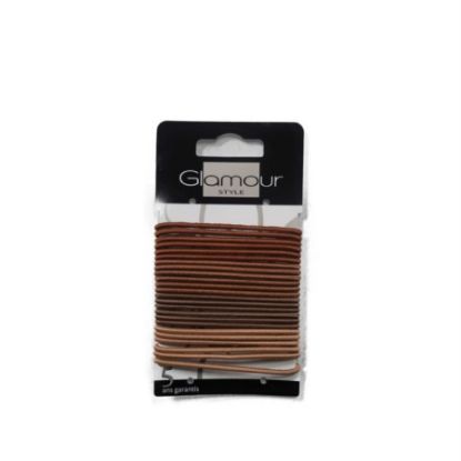 صورة جلامور مطاط شعر رقيقة ملونة 24 قطعة