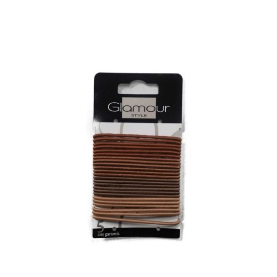 صورة جلامور مطاط شعر رقيقة ملونة 24 قطعة