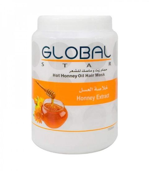 Picture of GLOBAL HOT OIL HAIR MASK AND HONEY EXTRACT 1500ML