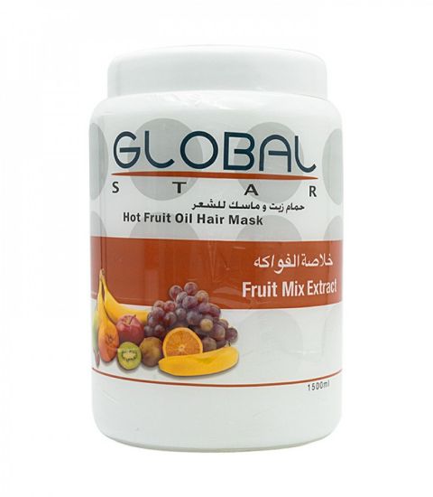 Picture of GLOBAL HOT OIL HAIR MASK WITH FRUIT EXTRACTS 1500ML