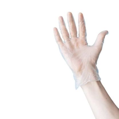Picture of GLOVES VINYL MEDIUM WHITE 100 PCS JAMA 0256