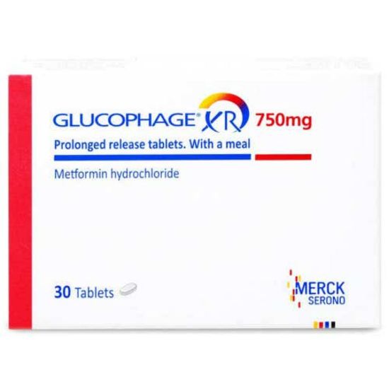 Picture of GLUCOPHAGE XR 750 MG 30 TAB