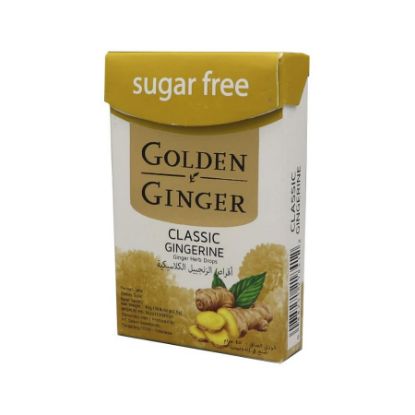 صورة جولدن جينجر أقراص الزنجبيل الكلاسيكية  45 جرام  - GOLDEN GIN