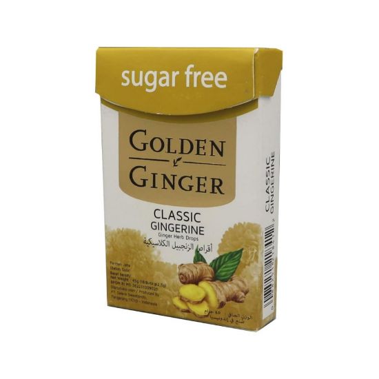 صورة جولدن جينجر أقراص الزنجبيل الكلاسيكية  45 جرام  - GOLDEN GIN