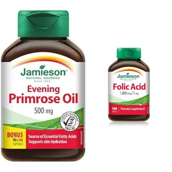 Picture of GT EVENING PRIMROSE OIL 500 MG 90 SOFTGELS JAMIESON