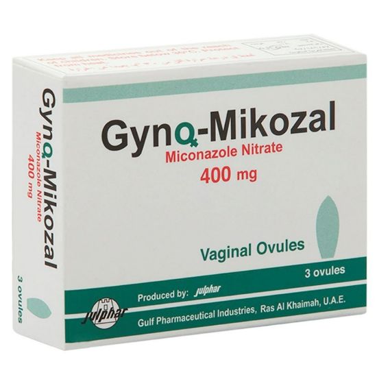 Picture of GYNO MIKOZAL 400 MG 3 SUPP