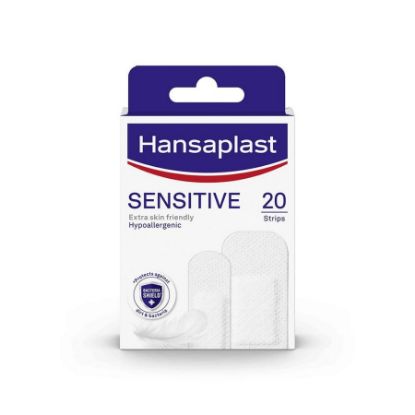 Picture of HANSAPLAST SENSITIVE EXTRA SKIN FRIENDLY 20 STRIPS -71322
