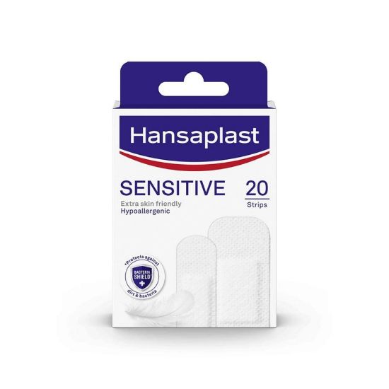 Picture of HANSAPLAST SENSITIVE EXTRA SKIN FRIENDLY 20 STRIPS -71322