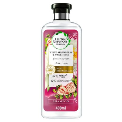 Picture of HERBAL ESSENCES SHMPOO CLEAN WHITE STRAWBERRY&SWEET MINT 400 ML