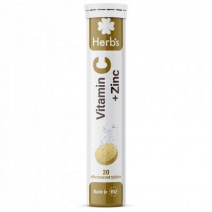Picture of HERBS VITAMIN C + ZINC 20 TAB