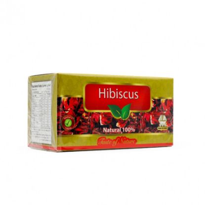 Picture of HIBCISCUS TEA W-ALNAHIL 30 BAGS شاي الكركدية الحيوي