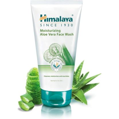 Picture of HIMALAYA FACE WASH MOIST ALOE VERA 150 ML 0054 (CREAM GENTLE