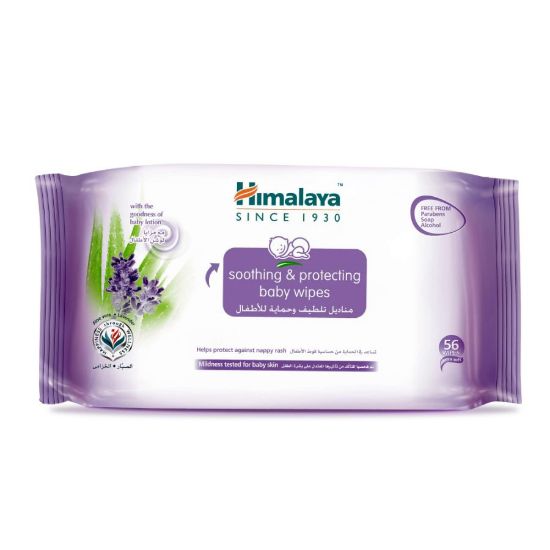 Picture of HIMALAYA SOOTHING & PROTECTING BABY WIPES 50 WIPES#