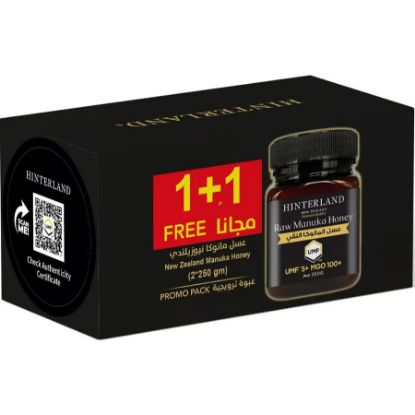 Picture of HINTERLAND MANUKA HONEY 100 MGO 250 GM (1+1PACK)