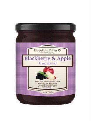 Picture of HOPETON FLAVA APPLE & BLACKBERRY FRUIT SPREAD 250G