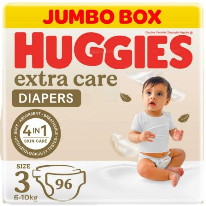 صورة هجيز عناية فائقة مقاس 3 كرتون جامبو 96 حفاض