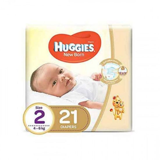 Picture of HUGGIES PURE&NATURAL 2 SMALL 4 X 21 - 0879 (SUPER FLEX)