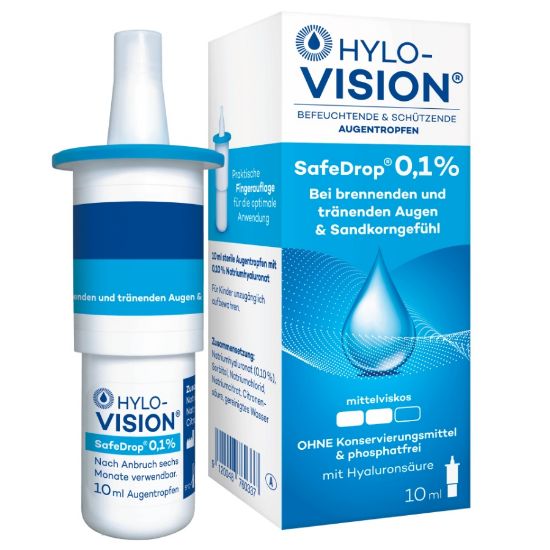 Picture of HYLO VISION SAFEDROP 0.1% 10 ML