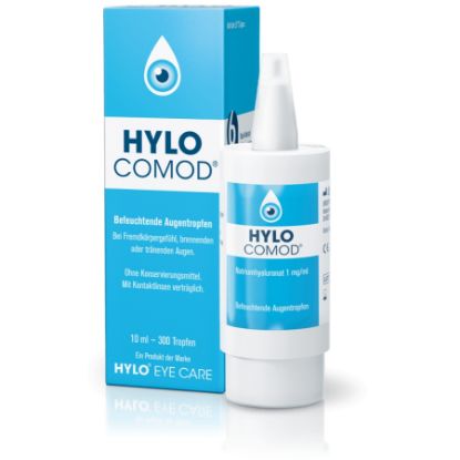 Picture of HYLO COMOD 0.1 % EYE DROPS 10 ML