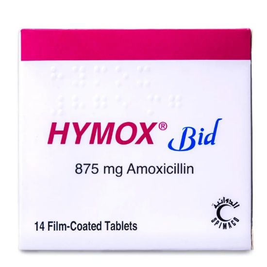 Picture of HYMOX 875 MG BID 14 TAB