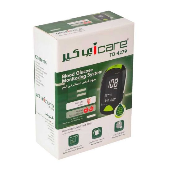 Picture of I CARE BLOOD GLUCOSE MONITOR SYSTEM TD- 4279 - 6010