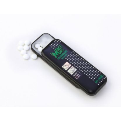 صورة حب النعناع المنعش بعبوة معدنية وحركة فتح وإغلاق انزلاقية 09غ -50 حبة بنكهة النعناع القوي والخال
من السكر