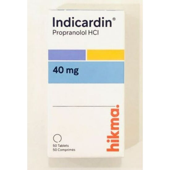 Picture of INDICARDIN 40 MG 50 TAB