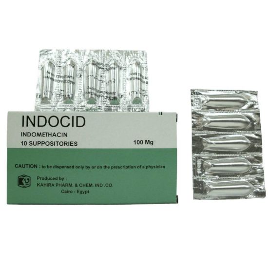 Picture of INDOCID 100MG 10SUPP