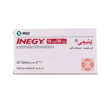 Picture of INEGY 10 MG/20 MG 28 TAB