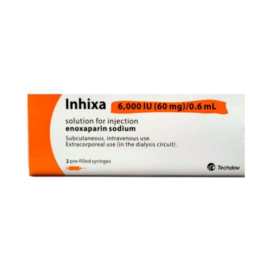 Picture of INHIXA 60 MG 2 PREFILLED SYRINGES