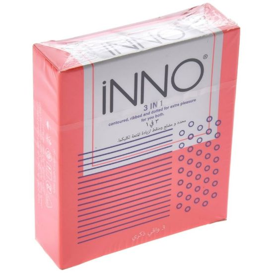 صورة اينو واقي ذكري مضلع 3 حبات