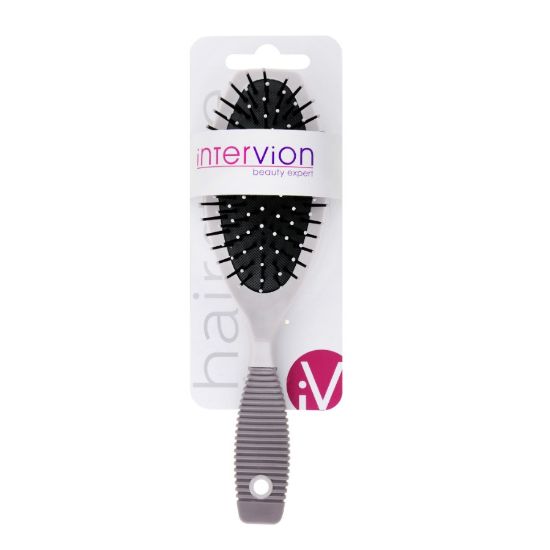 Picture of INTERVION HAIR BRUSH VIOLET & BLACK 89900