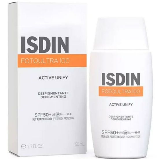 Picture of ISDIN FOTO ULTRA 100 ACTIVE SUNSCREEN UNIFY FUSION FLUID NO