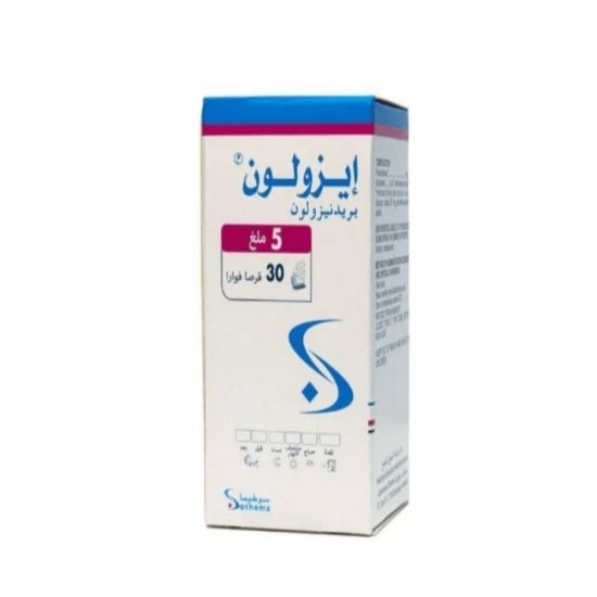 Picture of ISOLONE 5 MG 30 EFFERVESCENT TAB