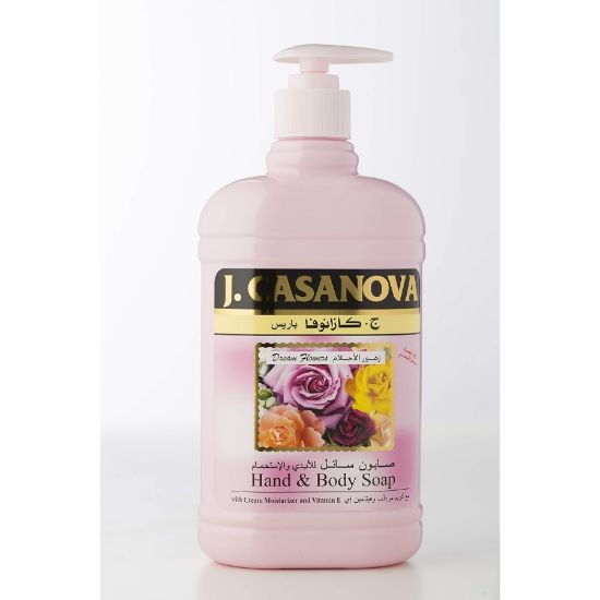 Picture of J.CASANOVA LIQUID SOAP FOR BODY & HANDS DREAM FLOWERS500 ML