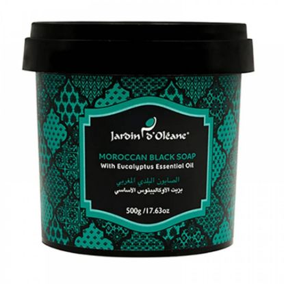 Picture of JARDIN D OLEANE MOROCCAN BLACK SOAP EUCALYPTUS OIL 500 G