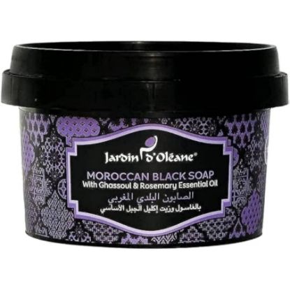 Picture of JARDIN D OLEANE MOROCCAN BLACK SOAP GHASSOUL&ROSEMARY 250 G