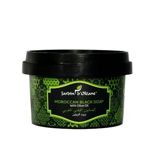 Picture of JARDIN D OLEANE MOROCCAN BLACK SOAP OLIVE OIL 250 G