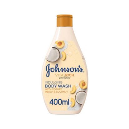 صورة جونسون صابون سائل للاستحمام خلاصة اللبن وجوز-الهند 400مل