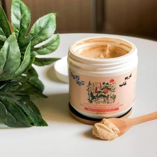Picture of KAB SCRUB 500 GM FACE & BODY WITH ALMOND 500 ML