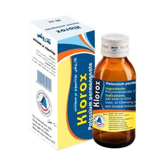 Picture of KLAROX POTASSUM PERMANGANATE 60ML