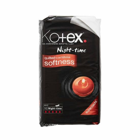 Picture of KOTEX MAXI NIGHTTIME 10 X 8