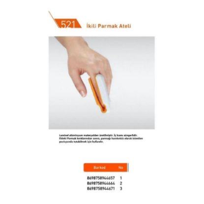 Picture of LUXOR COT FINGER SPLINT SIZE 2  / 521