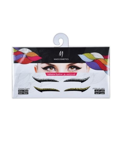Picture of MADCOSMETICS EYE LINER STICKER EYE LINER STICKER-GOLD/SILVER
